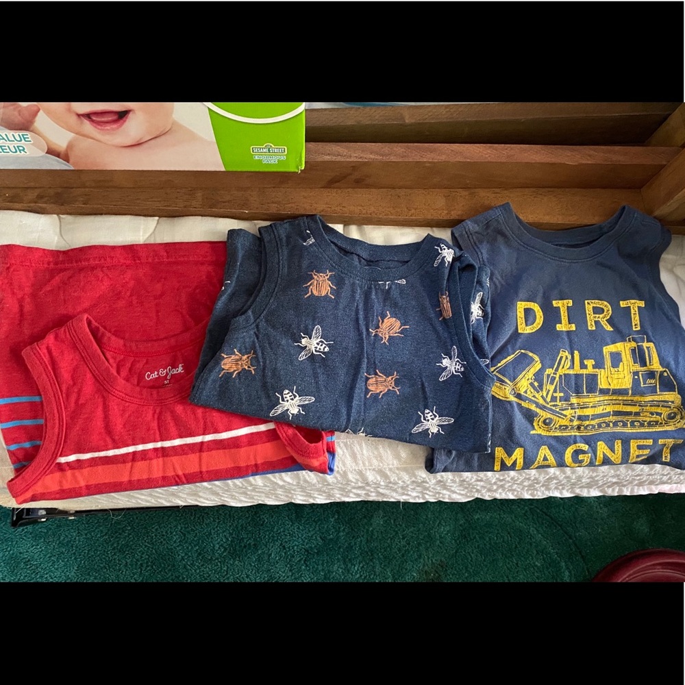 3 toddler boys tank tops 5T